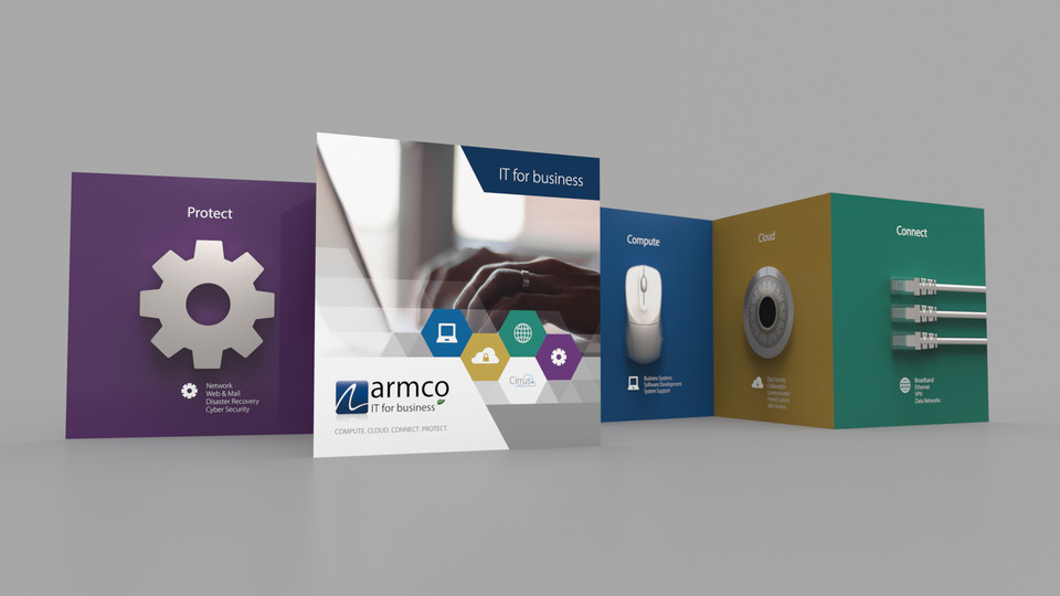 Armco IT Folding Brochure Design