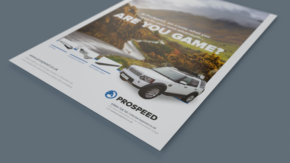ProSpeed Advert Layout