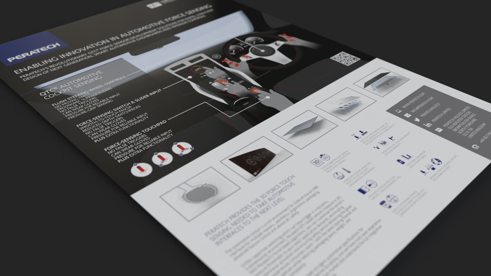 Peratech QTC Automotive Poster
