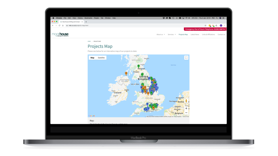 Moorhouse Drilling and Completions Website